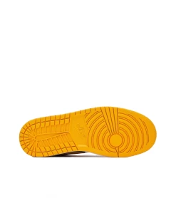 SHOES AIR JORDAN 1 LOW YELLOW BLACK MEN