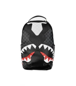 BACKPACK SPRAYGROUND TRIPLE DECKER HEIR TO THE THRONE BLACK UNISEX