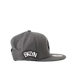 CAP NEW ERA 9FIFTY SNAPBACK BROOKLYN NETS SEASONAL INFILL GREY UNISEX -Fashion Sports Equipment Store cap new era 9fifty snapback brooklyn nets seasonal infill grey unisex 3
