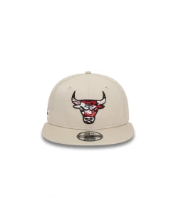 CAP NEW ERA 9FIFTY SNAPBACK CHICAGO BULLS SEASONAL INFILL BEIGE UNISEX -Fashion Sports Equipment Store cap new era 9fifty snapback chicago bulls seasonal infill beige unisex 2