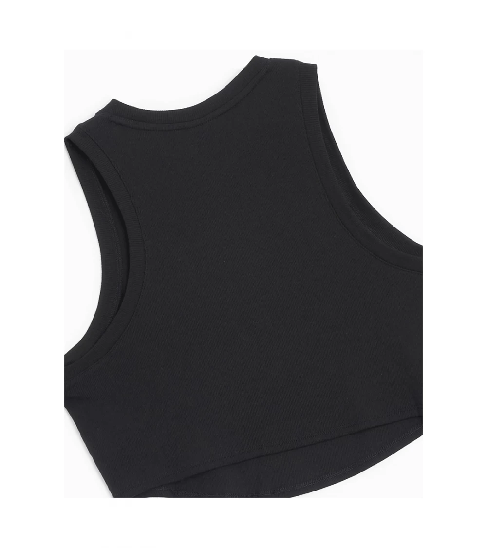 CROP TOP NIKE SPORTSWEAR CHILL KNIT BLACK WOMEN 4 CROP TOP NIKE SPORTSWEAR CHILL KNIT BLACK WOMEN - Image 2