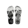 FLIP FLOPS HAVAIANAS HYPE BLACK WHITE MEN
