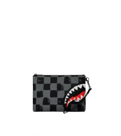 POCHETTE SPRAYGROUND SHARKS IN PARIS GRAY PAINT GREY UNISEX -Fashion Sports Equipment Store pochette sprayground sharks in paris gray paint grey unisex 2