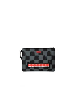 POCHETTE SPRAYGROUND SHARKS IN PARIS GRAY PAINT GREY UNISEX