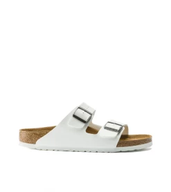 SANDALS BIRKENSTOCK ARIZONA BIRKO-FLOR WHITE WOMEN