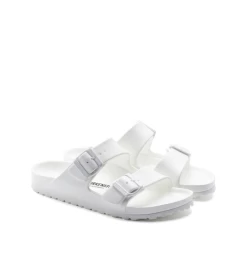 SANDALS BIRKENSTOCK ARIZONA EVA WHITE WOMAN