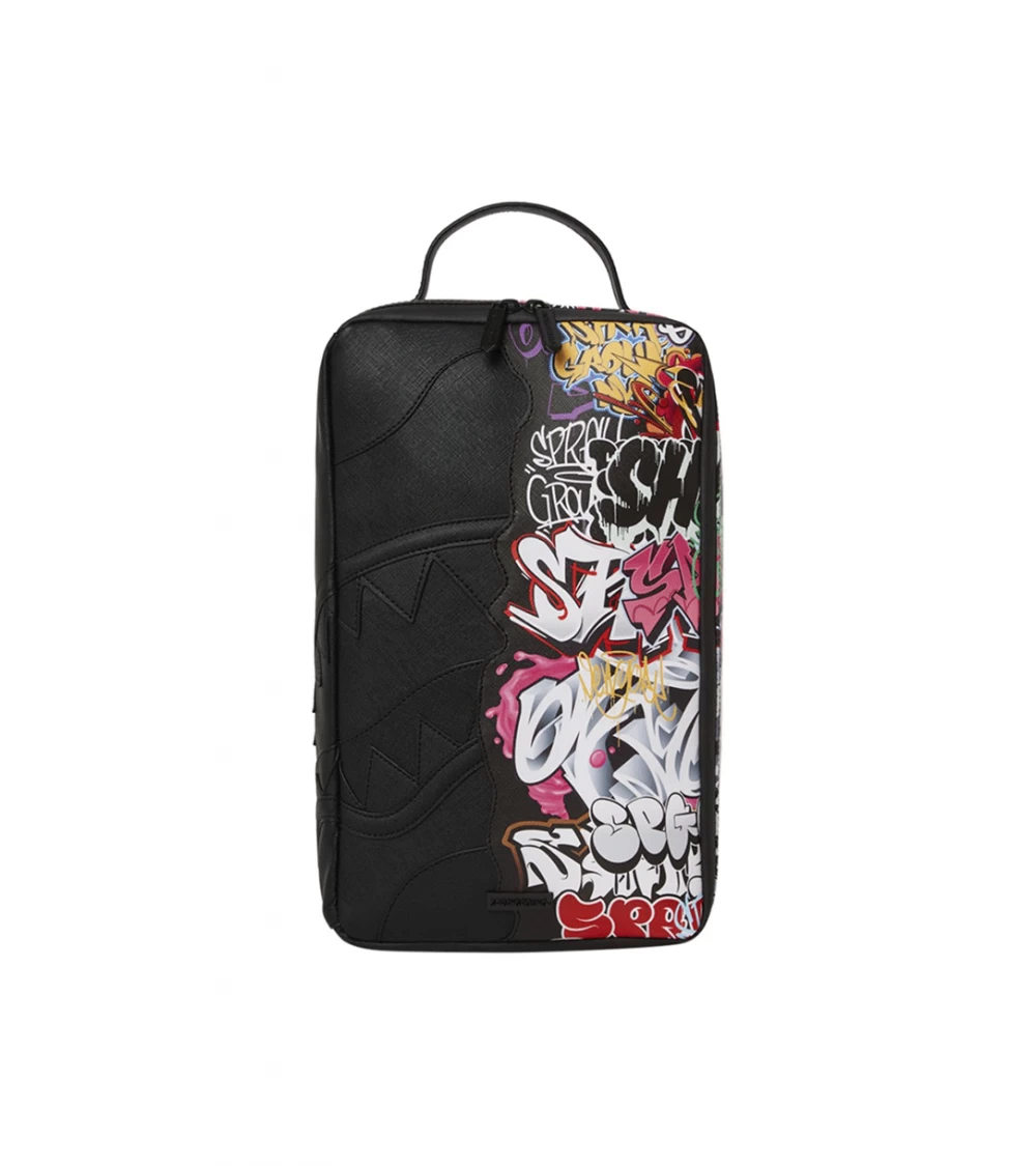 SHOE BAG SPRAYGROUND HALF GRAFF BLACK UNISEX 3 SHOE BAG SPRAYGROUND HALF GRAFF BLACK UNISEX