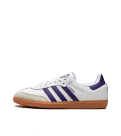 SHOES ADIDAS SAMBA OG WHITE PURPLE WOMEN -Fashion Sports Equipment Store shoes adidas samba og white purple women 4