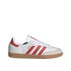 SHOES ADIDAS SAMBA OG WHITE RED WOMEN