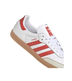 SHOES ADIDAS SAMBA OG WHITE RED WOMEN -Fashion Sports Equipment Store shoes adidas samba og white red women 2
