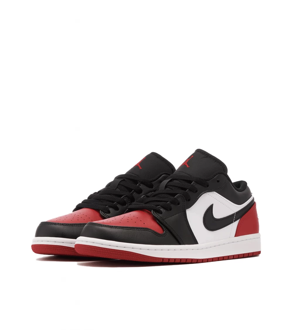 SHOES AIR JORDAN 1 LOW RED BLACK MEN 4 SHOES AIR JORDAN 1 LOW RED BLACK MEN - Image 2