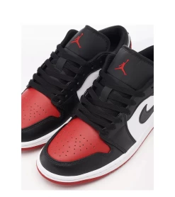 SHOES AIR JORDAN 1 LOW RED BLACK MEN