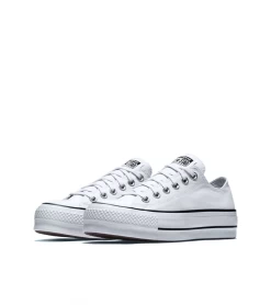 SHOES CONVERSE CHUCK TAYLOR ALL STAR PLATFORM CANVAS WHITE WOMEN -Fashion Sports Equipment Store shoes converse chuck taylor all star platform canvas white women 4