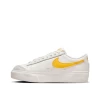 SHOES NIKE BLAZER LOW PLATFORM WHITE YELLOW WOMEN