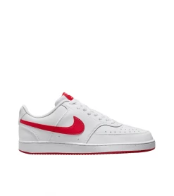 SHOES NIKE COURT VISION LOW NEXT NATURE WHITE RED MEN -Fashion Sports Equipment Store shoes nike court vision low next nature white red men 3