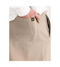 SHORTS ALPHA INDUSTRIES ESSENTIALS RL BEIGE MEN -Fashion Sports Equipment Store shorts alpha industries essentials rl beige men 3