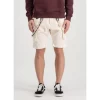 SHORTS ALPHA INDUSTRIES UTILITY WHITE MEN -Fashion Sports Equipment Store shorts alpha industries utility white men