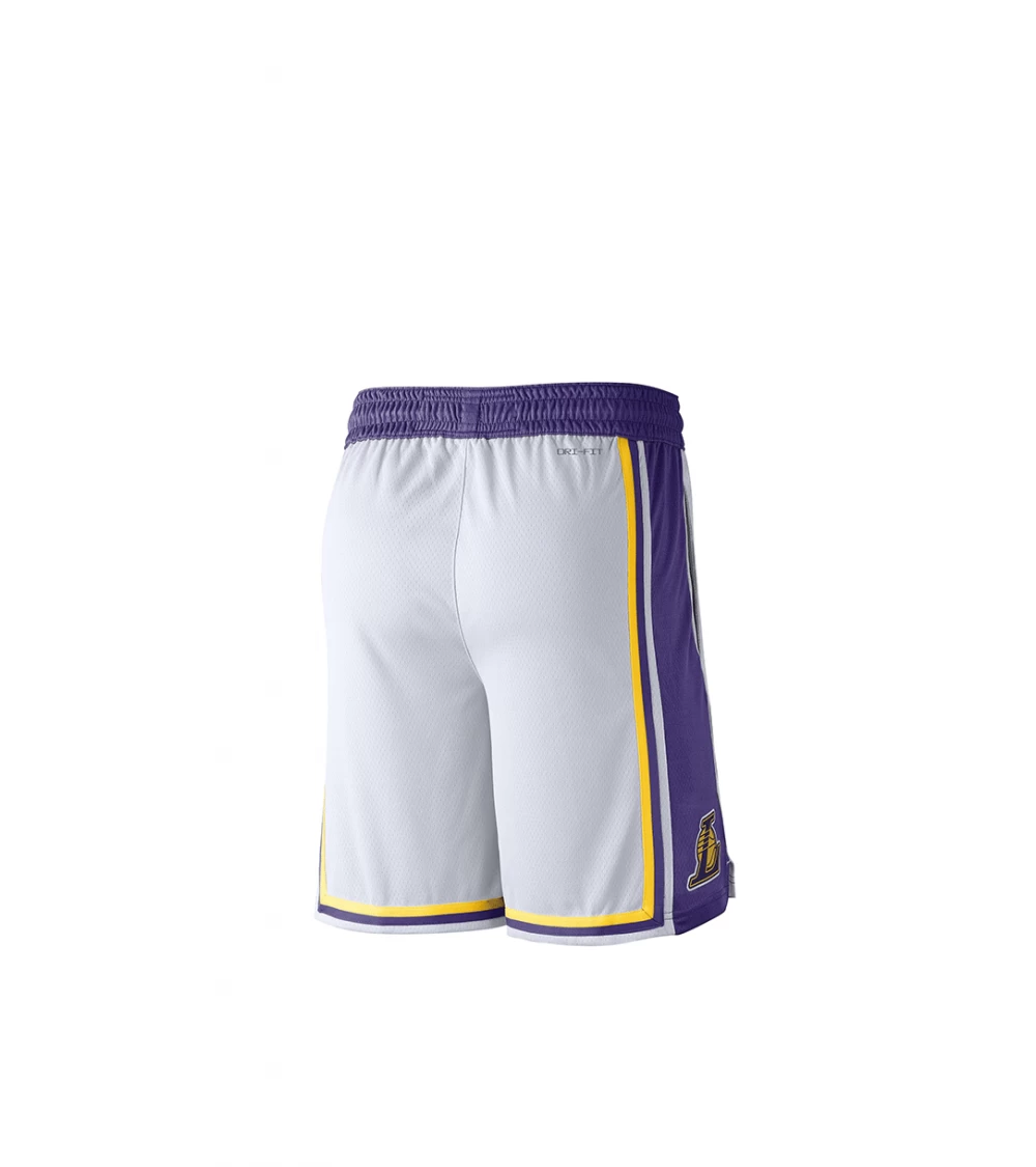 SHORTS NIKE NBA LA LAKERS ASSOCIATION EDITION SWINGMAN WHITE MEN 4 SHORTS NIKE NBA LA LAKERS ASSOCIATION EDITION SWINGMAN WHITE MEN - Image 2
