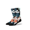 SOCKS STANCE FLOWERS BEDS BLACK UNISEX