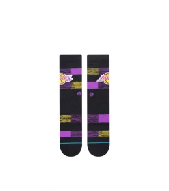 SOCKS STANCE LOS ANGELES LAKERS CRYPTIC BLACK UNISEX -Fashion Sports Equipment Store socks stance los angeles lakers cryptic black unisex 2