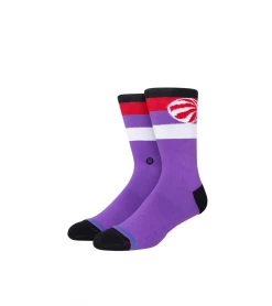 SOCKS STANCE RAPTORS ST CREW PURPLE UNISEX