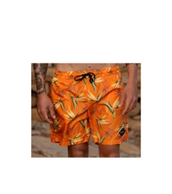 SWIM TRUNKS SEAY BIRD OF PARADISE ORANGE MEN