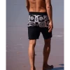 SWIM TRUNKS SEAY SYMBOLS BLACK MEN
