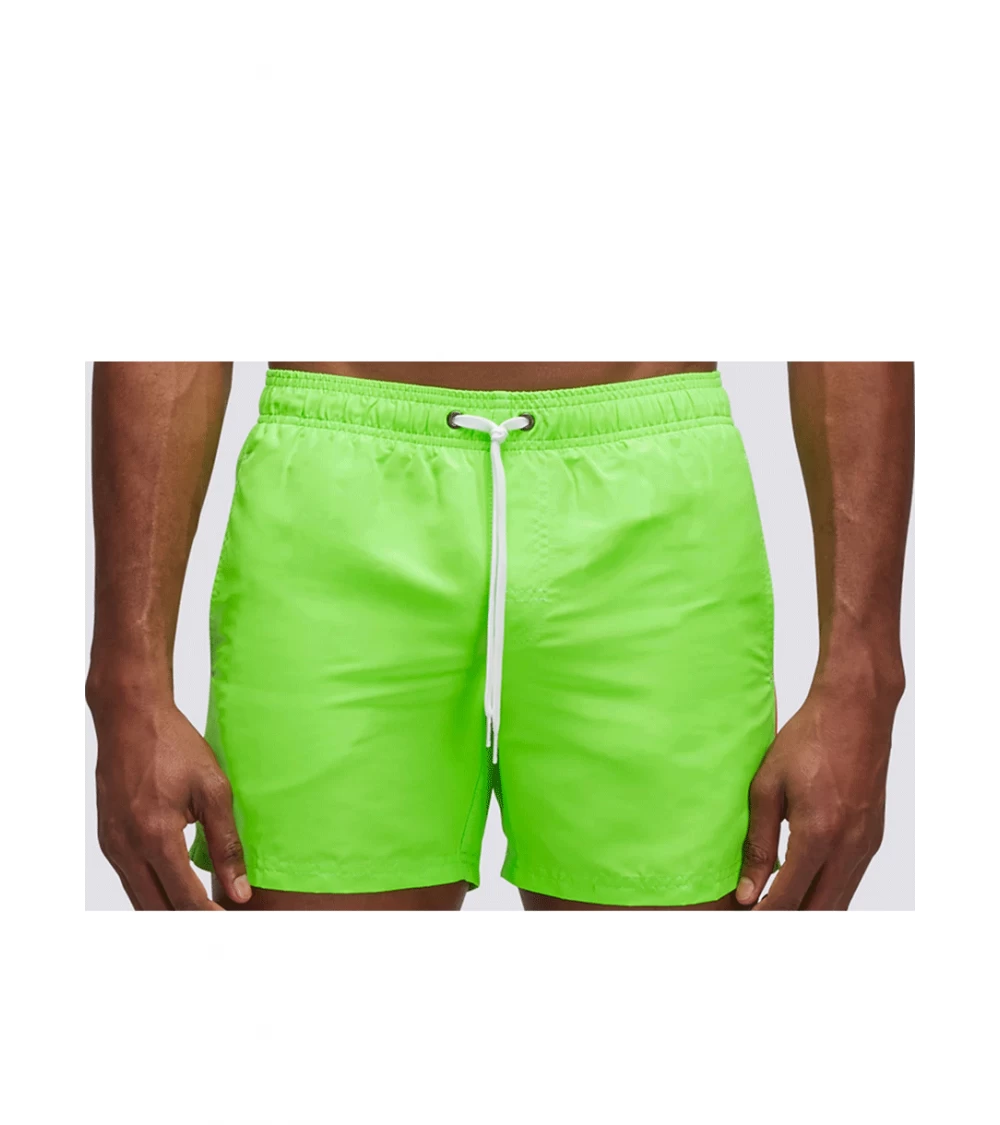 SWIM TRUNKS SUNDEK GREEN FLUO MEN