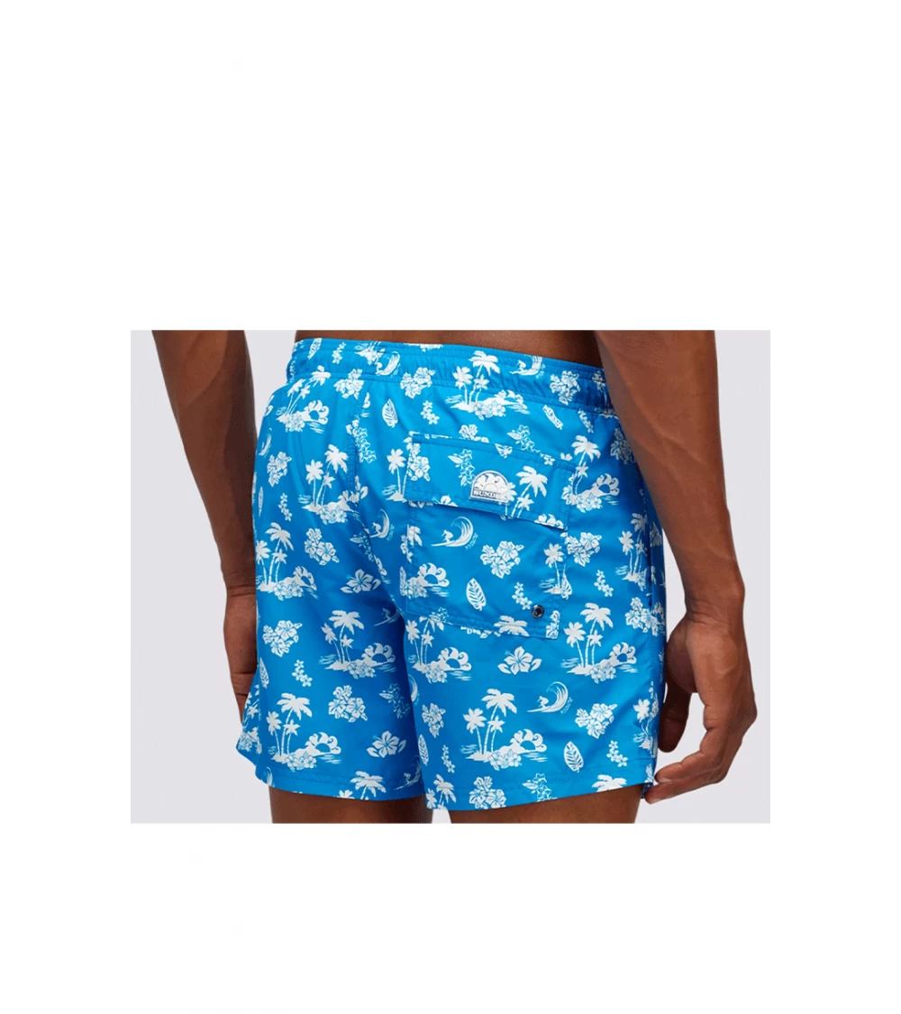 SWIM TRUNKS SUNDEK KAILUA BIT PRINT BLUE MEN 4 SWIM TRUNKS SUNDEK KAILUA BIT PRINT BLUE MEN - Image 2