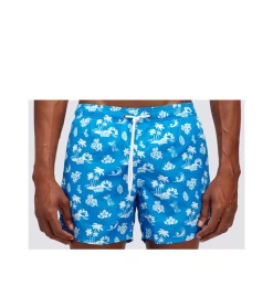 SWIM TRUNKS SUNDEK KAILUA BIT PRINT BLUE MEN