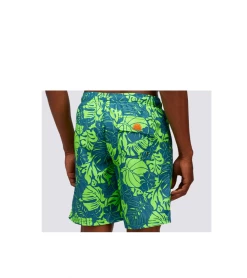 SWIM TRUNKS SUNDEK LEAF POWER PRINT GREEN MEN