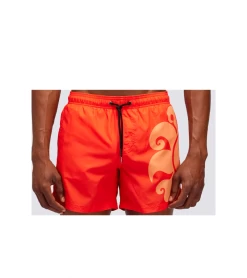 SWIM TRUNKS SUNDEK PRINTED ORANGE MEN