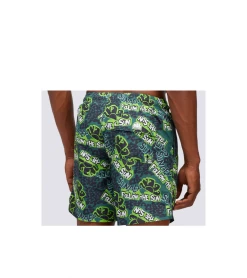 SWIM TRUNKS SUNDEK STONEAGE PRINT GREEN MEN -Fashion Sports Equipment Store swim trunks sundek stoneage print green men 1