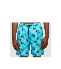 SWIM TRUNKS SUNDEK SURFANHA PRINT LIGHT BLUE MEN