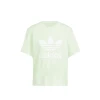 T-SHIRT ADIDAS ADICOLOR TREFOIL BOXY GREEN WOMEN