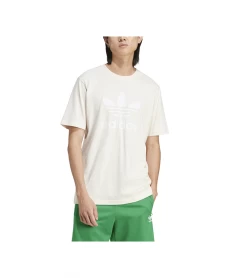 T-SHIRT ADIDAS ADICOLOR TREFOIL CREAM MEN -Fashion Sports Equipment Store t shirt adidas adicolor trefoil cream men 2