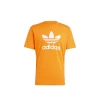 T-SHIRT ADIDAS ADICOLOR TREFOIL ORANGE MEN -Fashion Sports Equipment Store t shirt adidas adicolor trefoil orange men