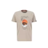 T-SHIRT ALPHA INDUSTRIES NASA ORBITE BEIG MEN -Fashion Sports Equipment Store t shirt alpha industries nasa orbite beig men
