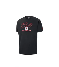 T-SHIRT JORDAN NBA CHICAGO BULLS COURTSIDE STATEMENT EDITION BLACK MEN