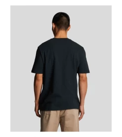 Lyle & Scott T-SHIRT LYLE&SCOTT SLUB BLACK MEN -Fashion Sports Equipment Store t shirt lylescott slub black men 2