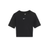 T-SHIRT NIKE SPORTSWEAR ESSENTIAL CROP BLACK WOMEN 1 T-SHIRT NIKE SPORTSWEAR ESSENTIAL CROP BLACK WOMEN -Fashion Sports Equipment Store t shirt nike sportswear essential crop black women