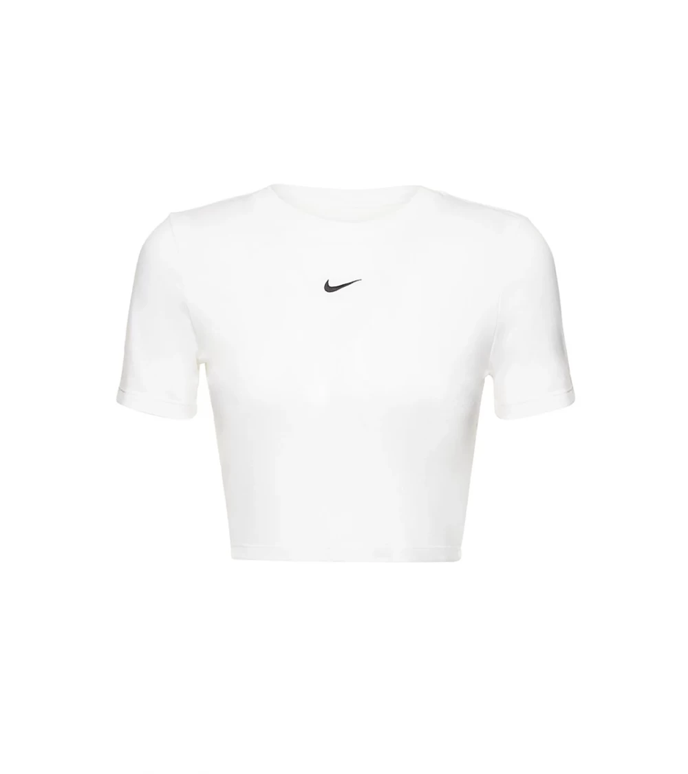 T-SHIRT NIKE SPORTSWEAR ESSENTIAL CROP WHITE WOMEN 3 T-SHIRT NIKE SPORTSWEAR ESSENTIAL CROP WHITE WOMEN