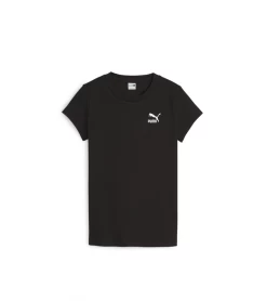 T-SHIRT PUMA CLASSICS RIBBED BLACK WOMEN