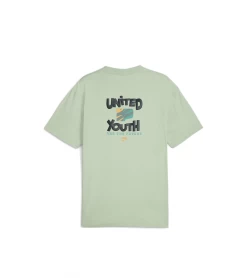 T-SHIRT PUMA DOWNTOWN GRAPHIC GREEN MEN