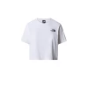 T-SHIRT THE NORTH FACE CROPPED SIMPLE DOME WHITE WOMEN -Fashion Sports Equipment Store t shirt the north face cropped simple dome white women