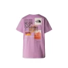 T-SHIRT THE NORTH FACE FOUNDATION MOUNTAIN PURPLE WOMEN