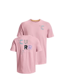 T-SHIRT UNDER ARMOUR X CURRY ANIMATED PINK MEN -Fashion Sports Equipment Store t shirt under armour x curry animated pink men 2
