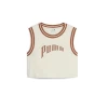 TANK TOP PUMA TEAM FOR THE FANBASE BEIGE WOMEN -Fashion Sports Equipment Store tank top puma team for the fanbase beige women