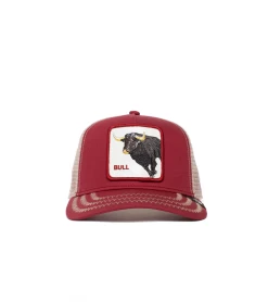 TRUCKER HAT GOORIN BROS BULL RED UNISEX -Fashion Sports Equipment Store trucker hat goorin bros bull red unisex 2