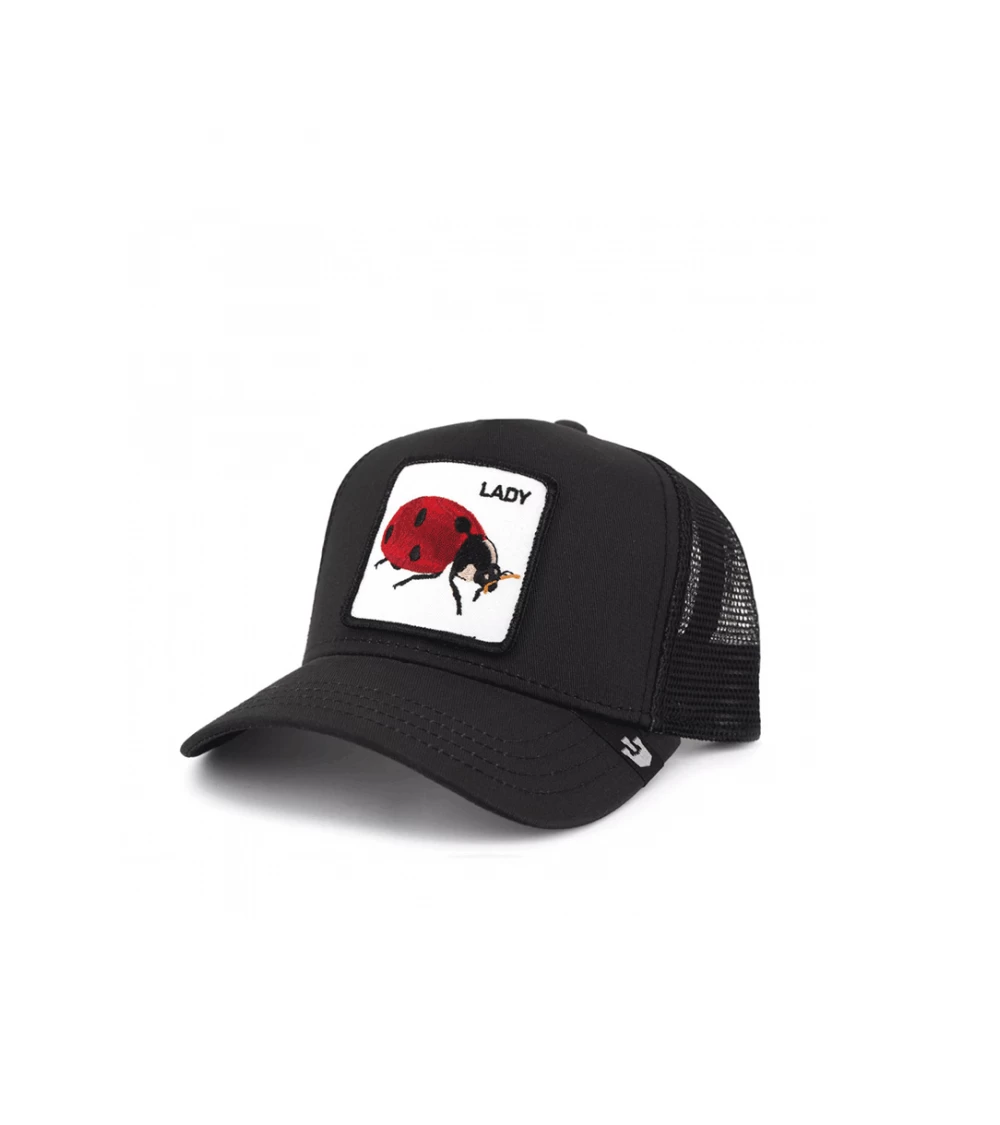 TRUCKER HAT GOORIN BROS LADY BLACK UNISEX 3 TRUCKER HAT GOORIN BROS LADY BLACK UNISEX